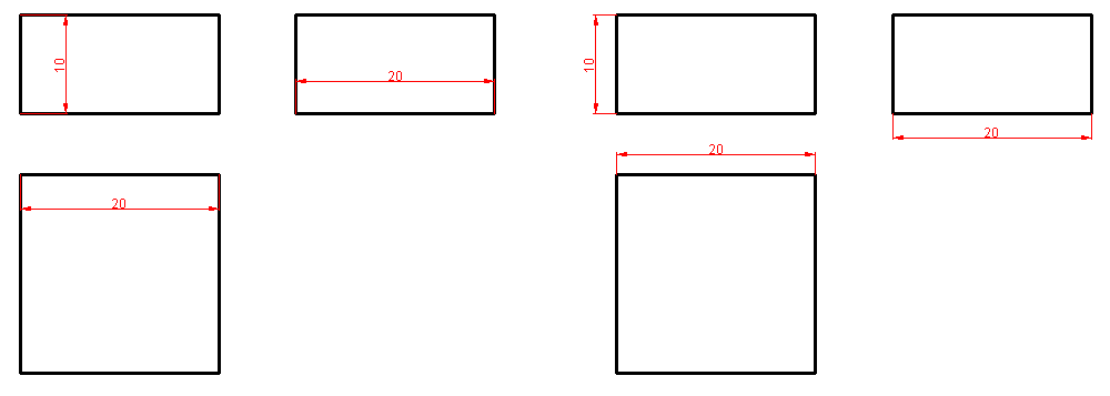 Dimensionamiento o acotación en Autocad 6